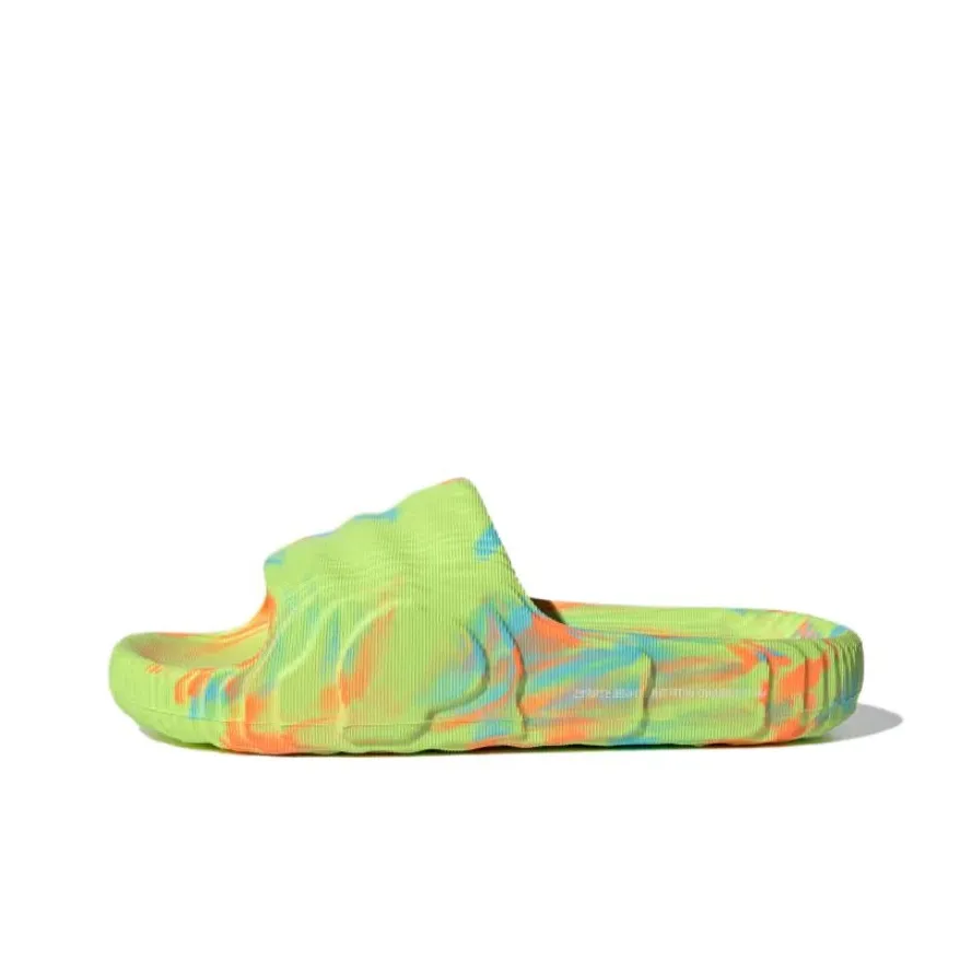 Adidas Adilette 22 Slides Semi Solar Yellow Semi Solar Orange Pantone
