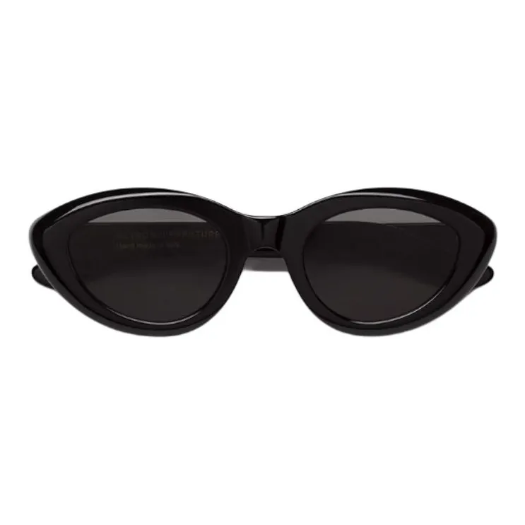 Retrosuperfuture Пластина Кошачий глаз Солнцезащитные очки Унисекс Черный