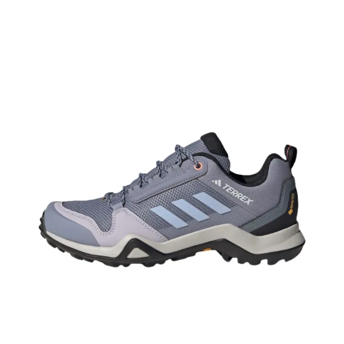 adidas Terrex AX3 GTX Устойчивый к истиранию Дышащий Отводящий влагу Низкий Топ Походная обувь Женская Серый