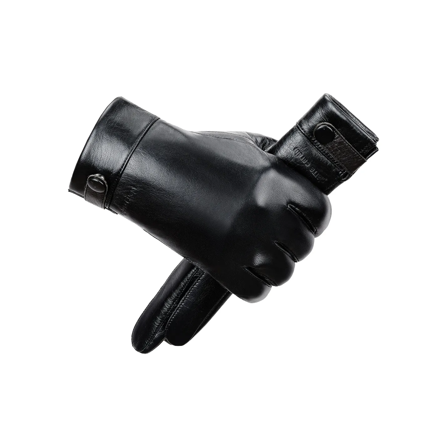 PIERRE CARDIN Овчина Перчатки Мужские Черные