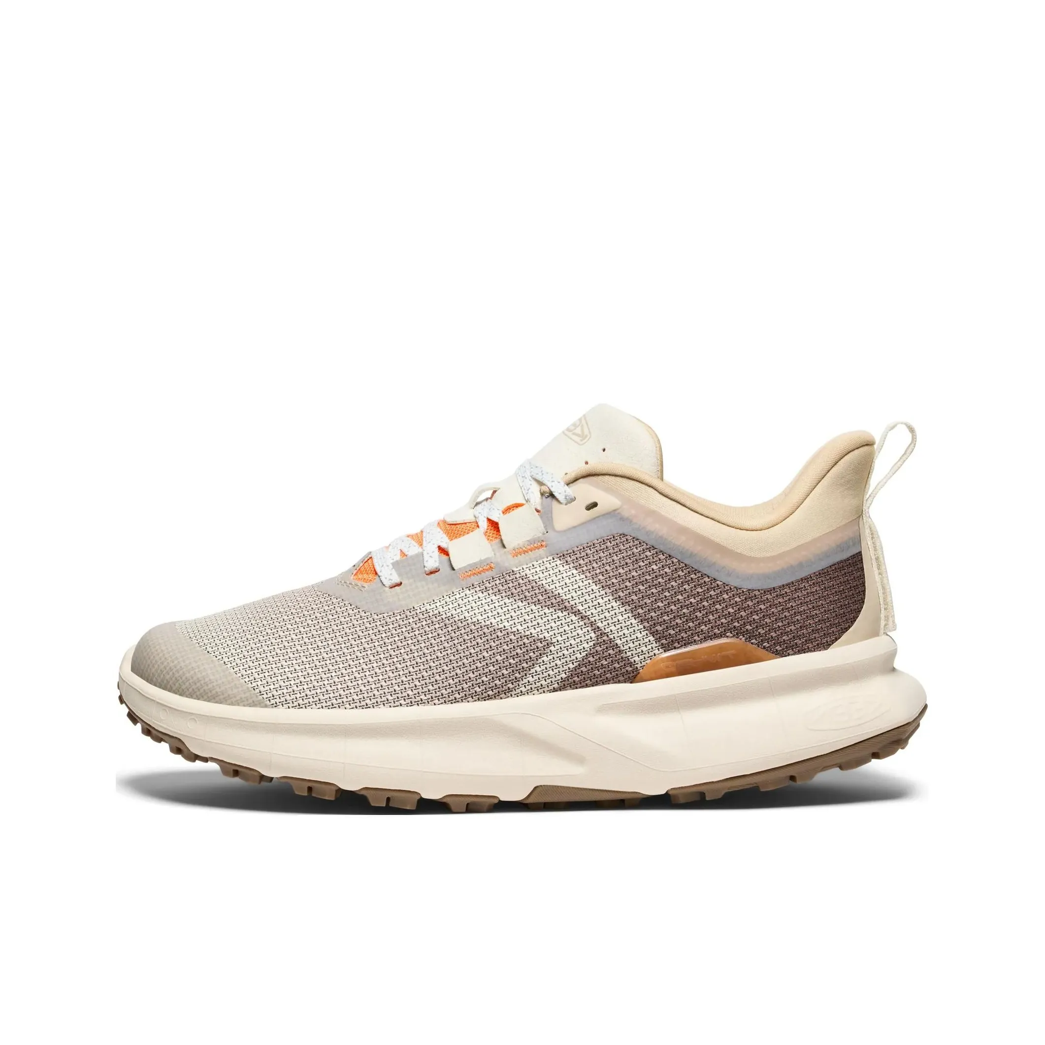 KEEN Anti Slip Wear Resistant Low Top Trail Running Shoes Women's Ecru