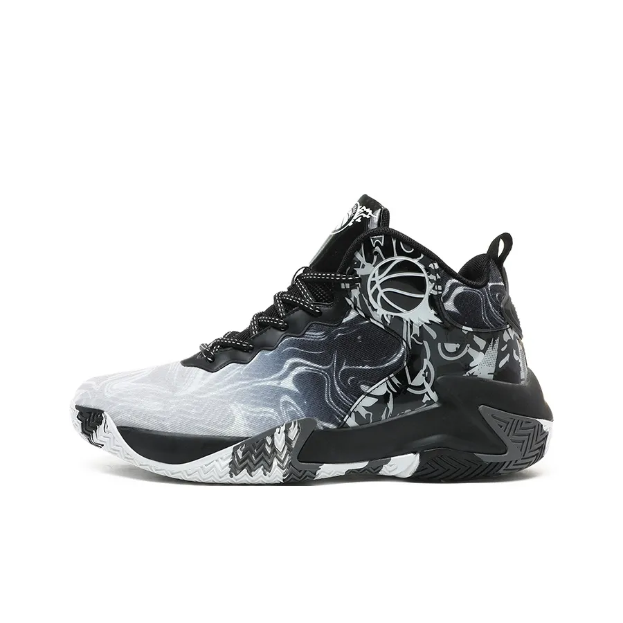 MEKY Противоскользящий Устойчивый к износу Дышащий Покрытие MID Баскетбольные кроссовки Мужской