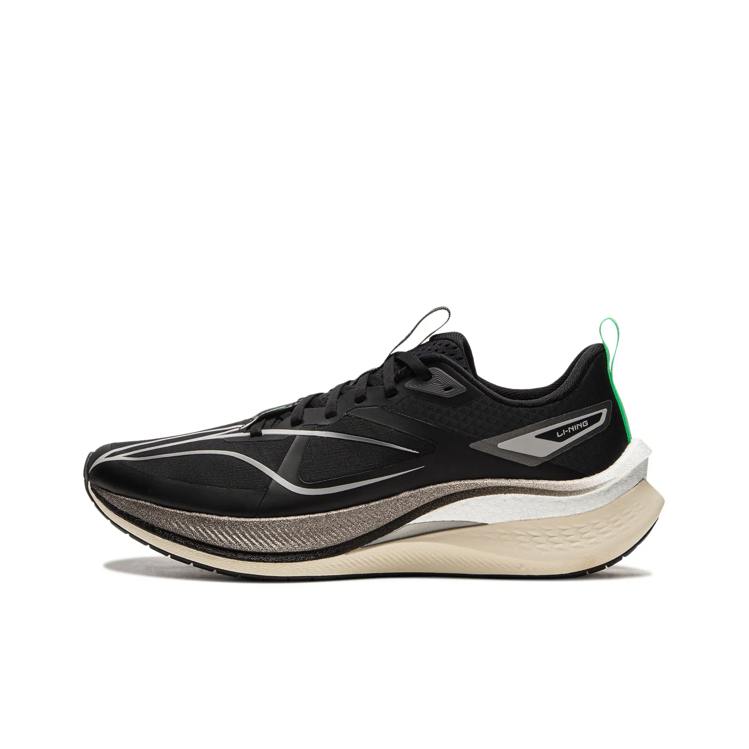 LiNing Red Hare 7 Pro Shock Absorbers Slip Resistant Low Top Running Shoes Men's Black
