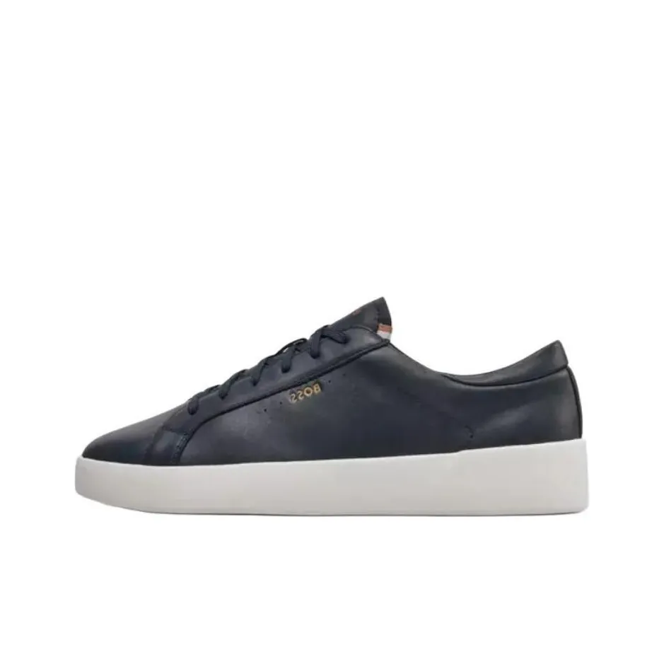 HUGO BOSS Belwar Low Top Skateboard Shoes Men's Marine Blue