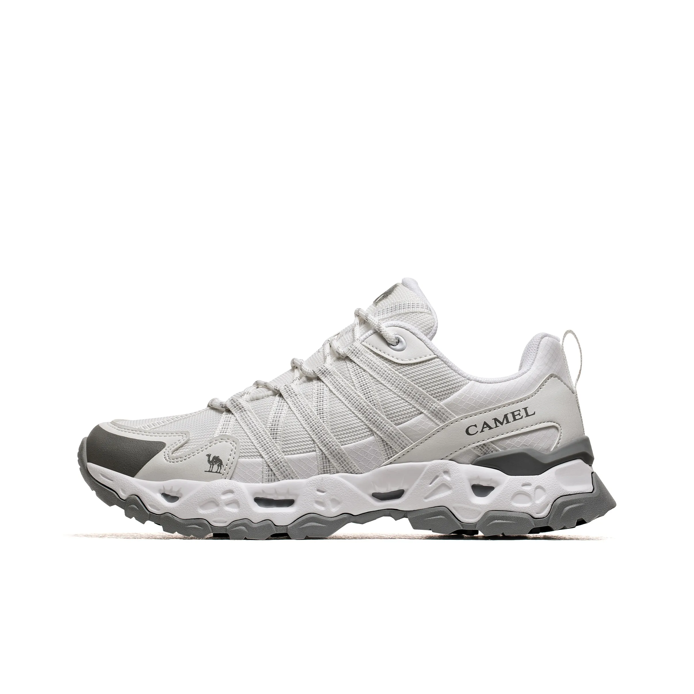 CAMEL Clear Rock 2.0 Low-Top Hiking Shoes Men's White Gray