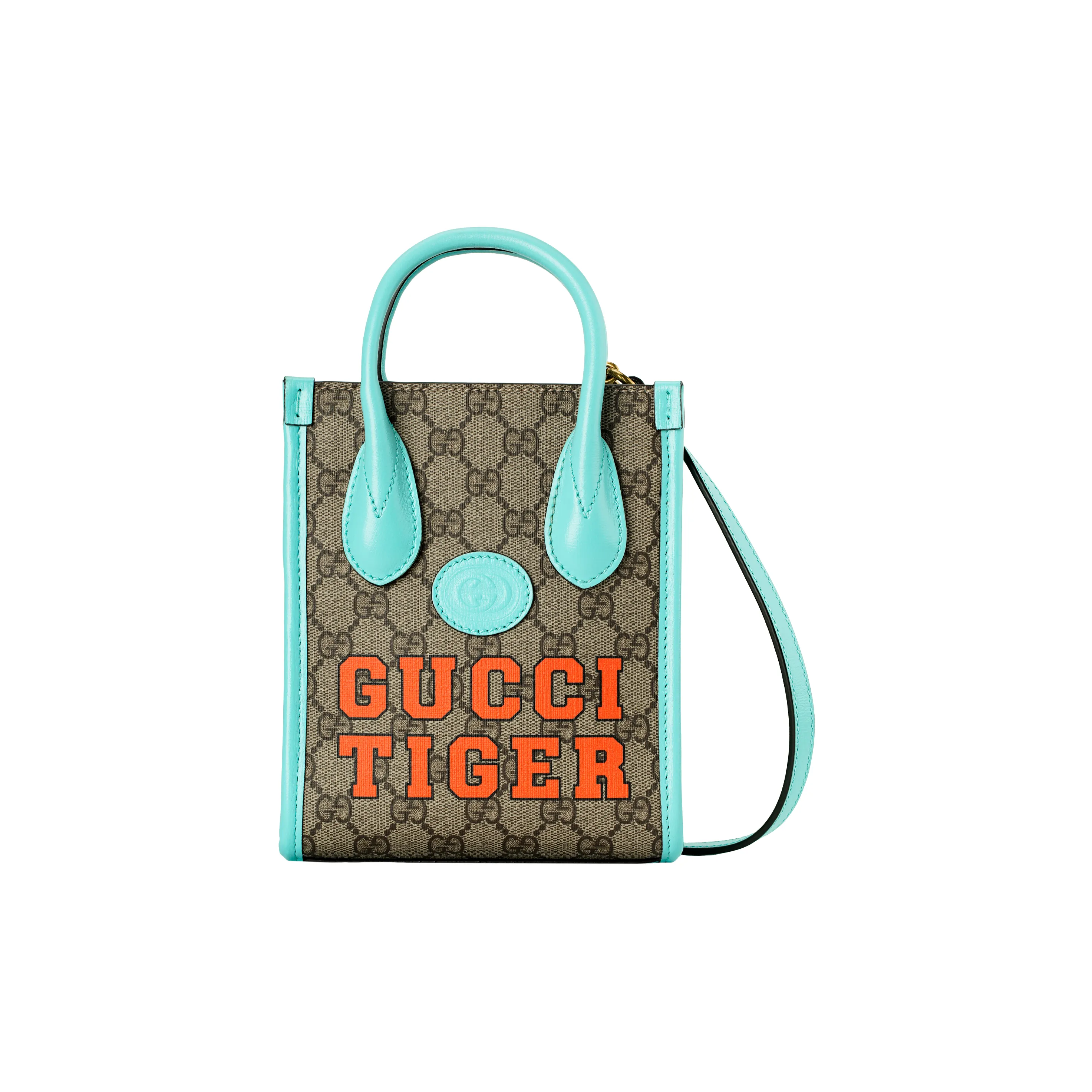 GUCCI Leather Tote Bag, Shopping Bag, Shoulder Bag, Crossbody Bag, Handbag Mini Unisex