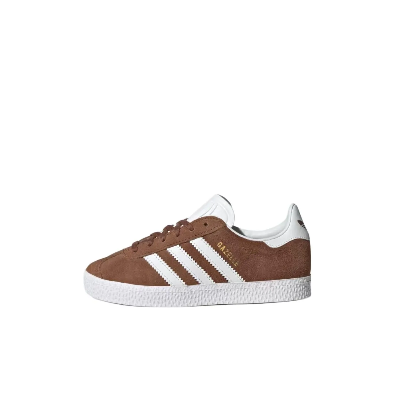 Adidas Originals Gazelle Low Топ Детский Скейтбординг Коричневый Детский