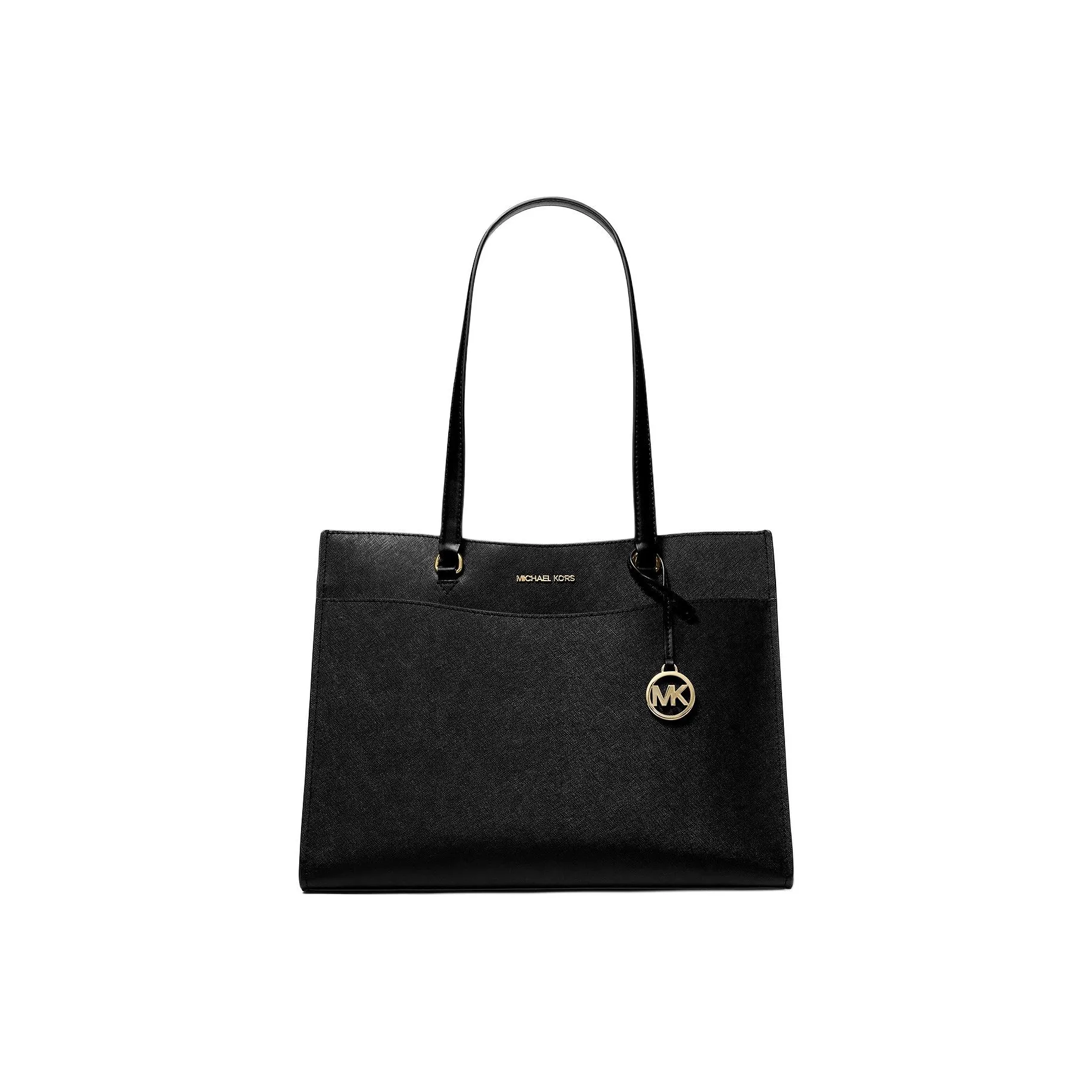 MICHAEL KORS Jet Set Travel Large Saffiano Leather Pocket Tote Bag