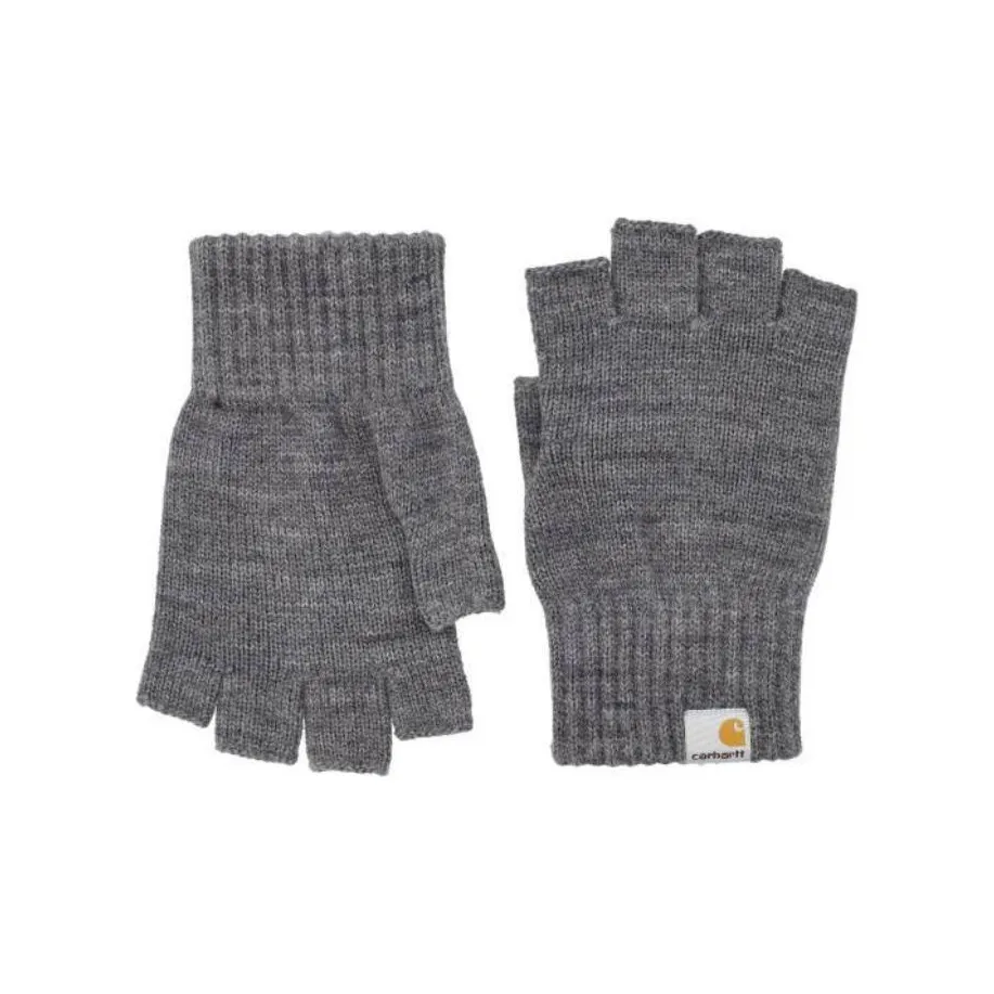 Carhartt WIP Acrylic Fabric Knit Gloves Unisex Gray