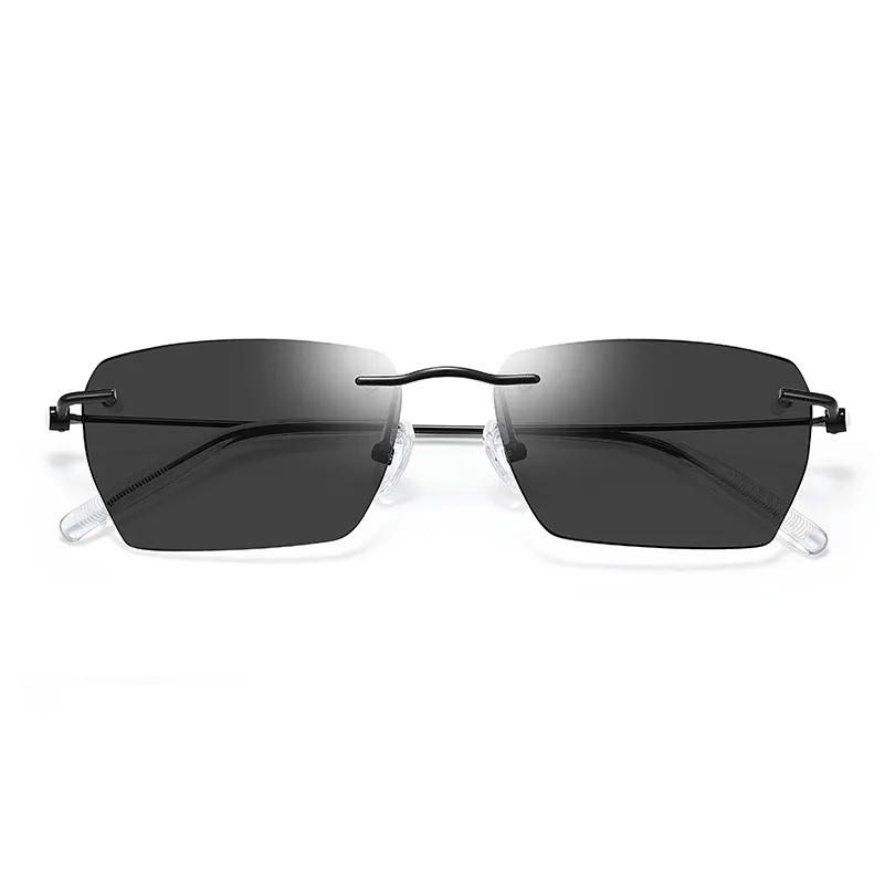 Morakot Titanium Square Sunglasses Men's