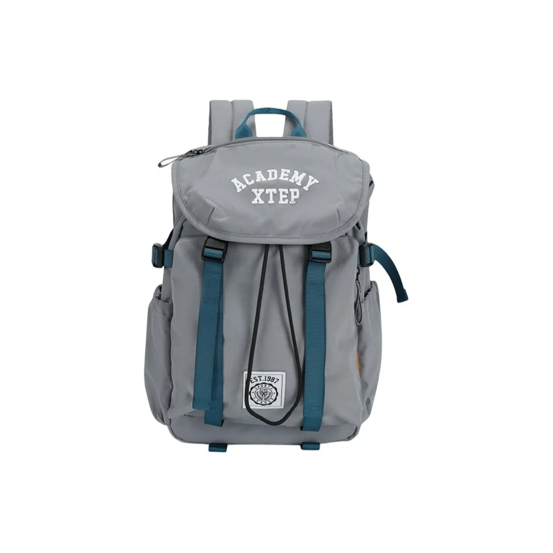 XTEP Fabric Backpack Regular Unisex Medium Gray