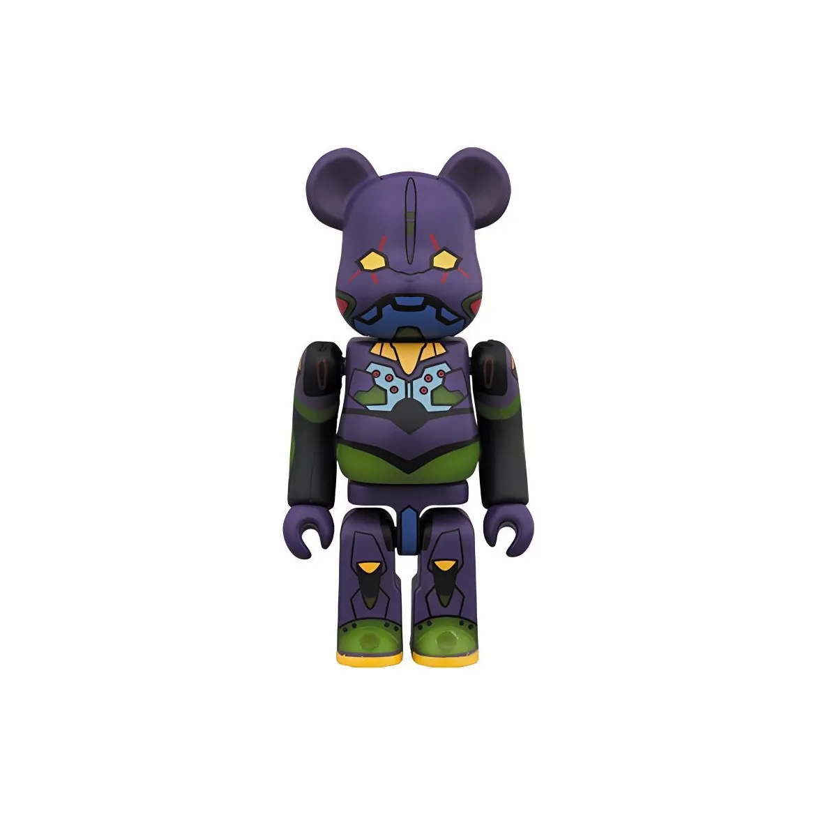 BE@RBRICK Movie Animation Evangelion 01 Ночной свет Боевой Ночной свет Версия Прозрачный Слепой бокс на карточке 100%