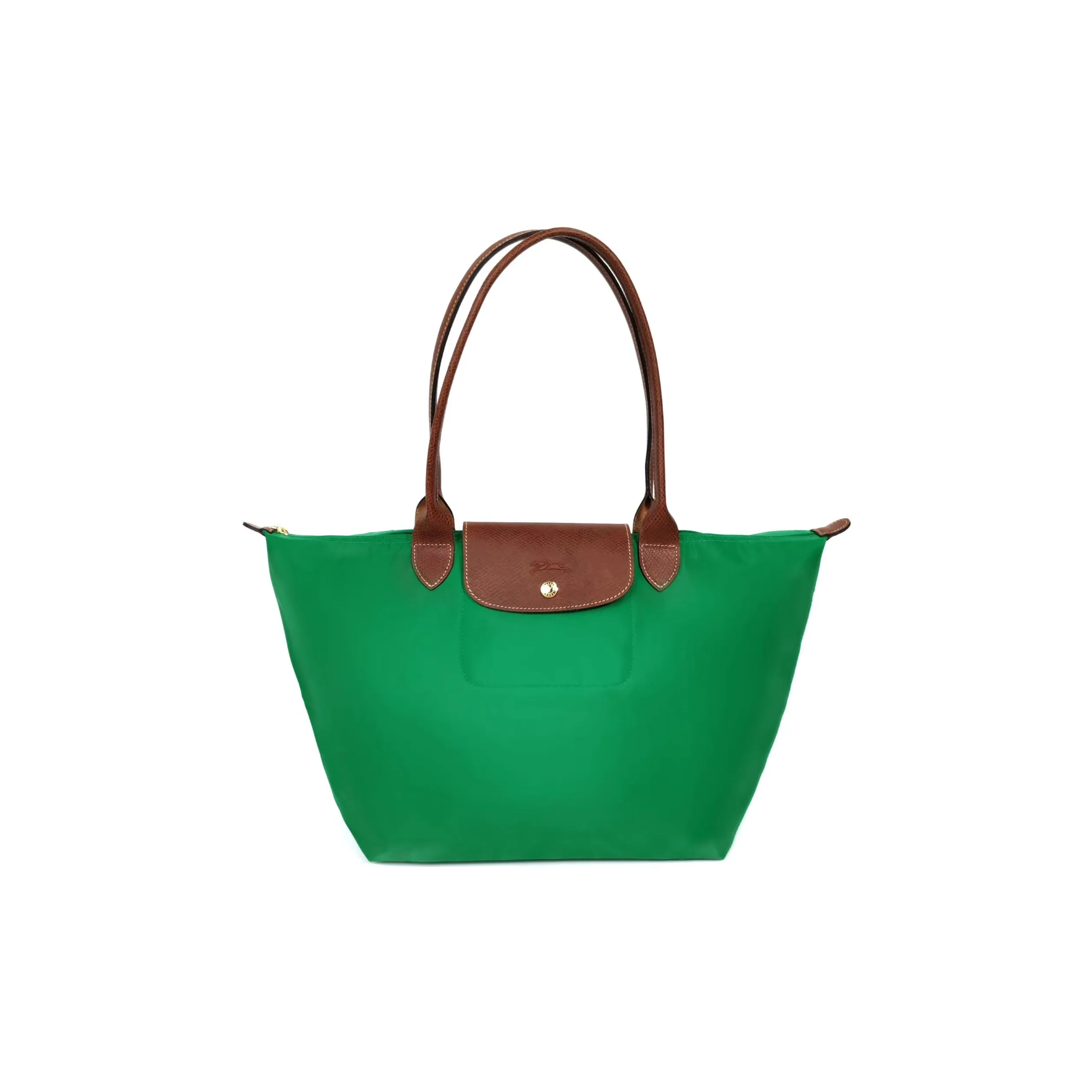 LONGCHAMP Переработанный холст Пельмени Сумка Женская Изумрудно-зеленый