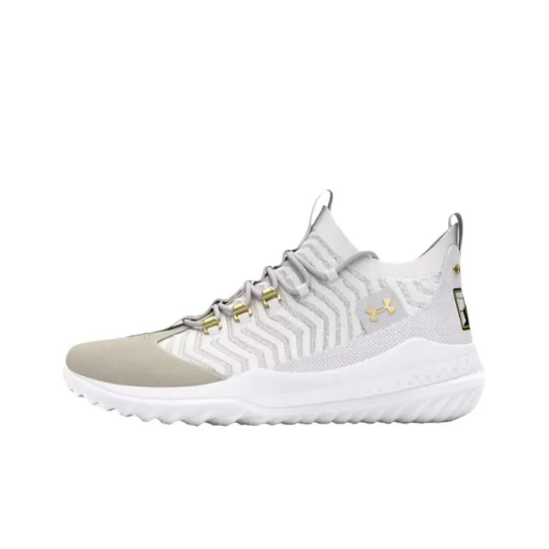 Under Armour Harper Shock Absorbers Slip Resistant Low Top Training Shoes Men's White