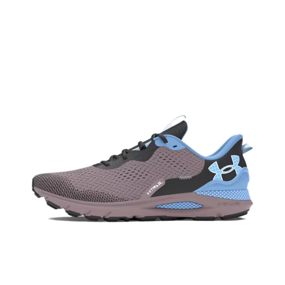 Under Armour Sonic Trail Low Top Trail Running Shoes Unisex Gray Blue