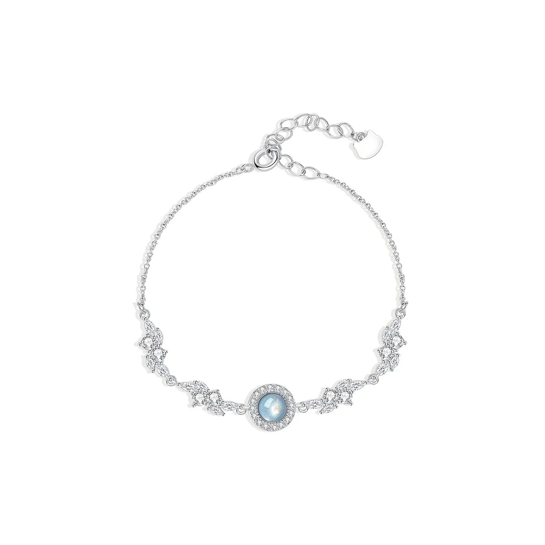 YINCHIE Браслеты из аквамарина женские коробка