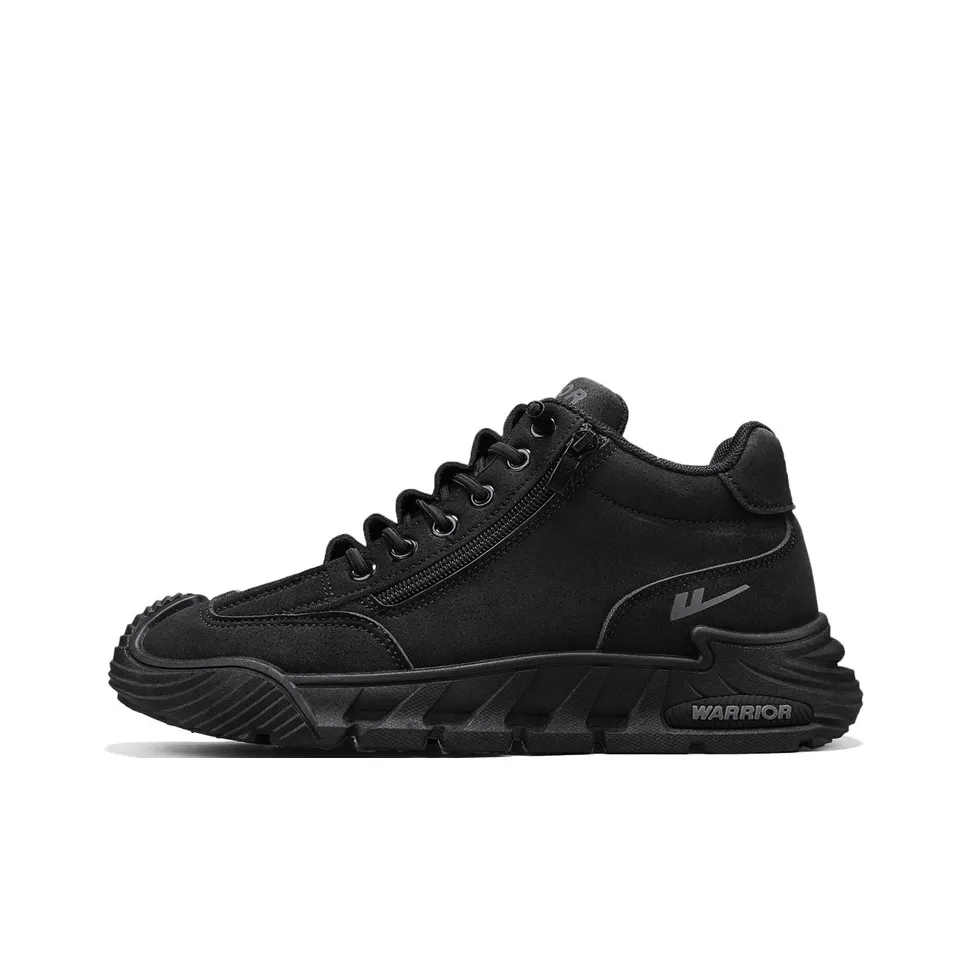 Warrior Slip On Slip On Обувь Устойчивая к истиранию Легкая Противоскользящая Низкий верх Повседневная обувь Мужская Черная