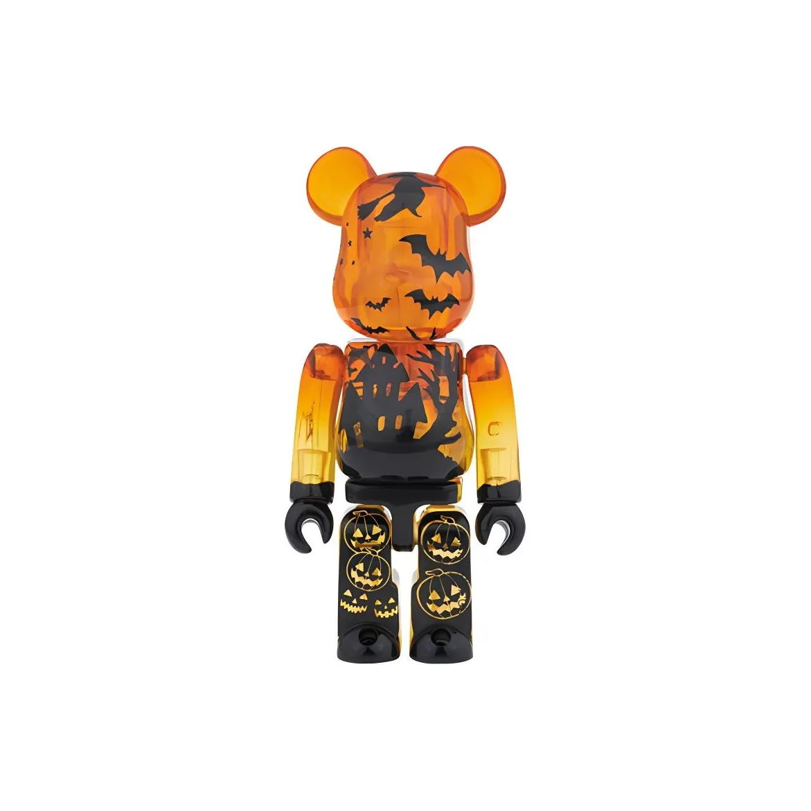 BE@RBRICK Хэллоуин 2014 Хэллоуин Прозрачный Апельсин Прозрачный Слепой Бокс на Карточке 100%