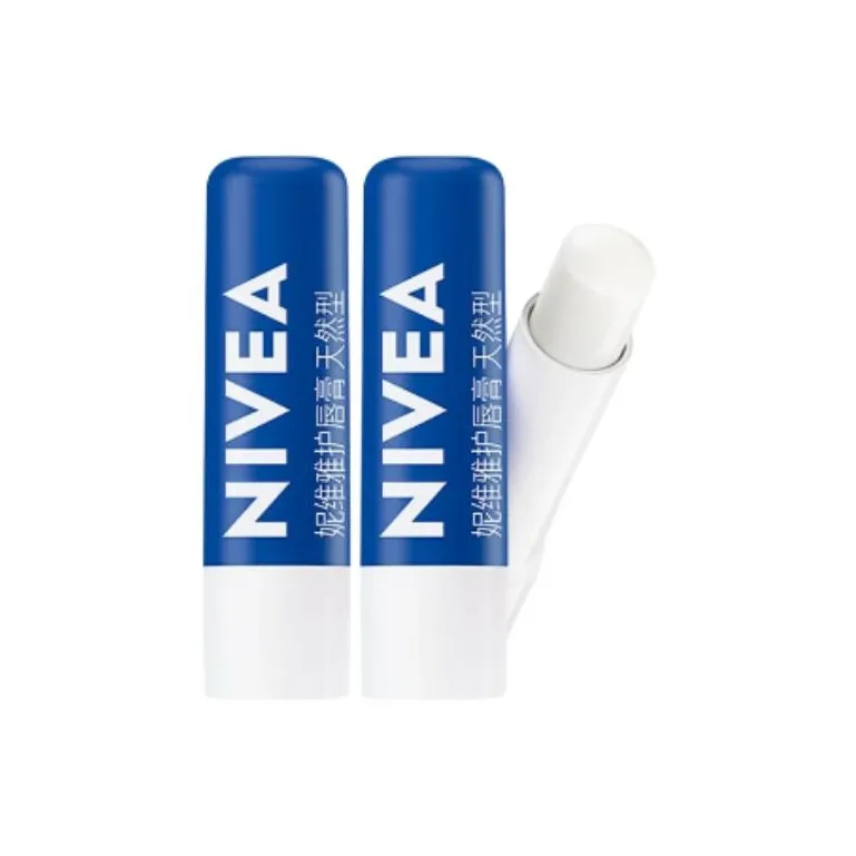NIVEA Естественные Бальзамы для губ Увлажняют и Увлажняют 4,8г 4,8г*2