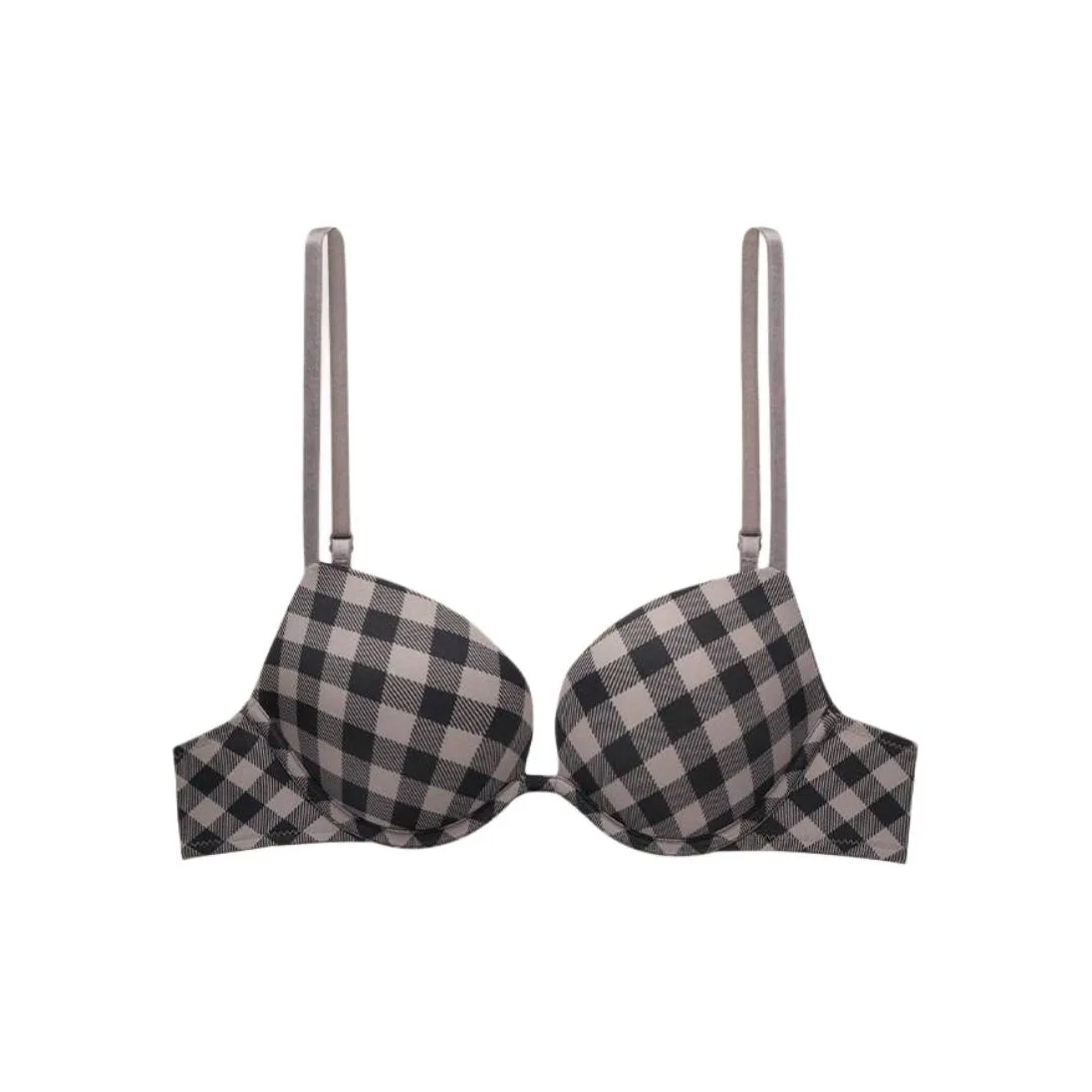 Victoria's Secret PINK Girlish Bra Women's Coffee Plaid