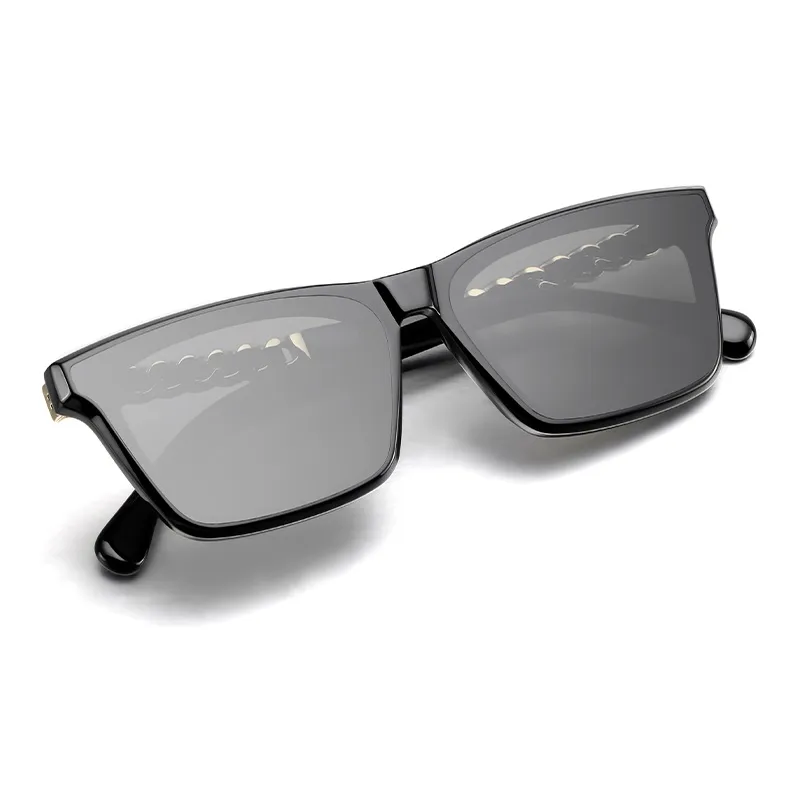 SUPER SUNG Пластиковая оправа Квадратные Солнцезащитные очки Унисекс