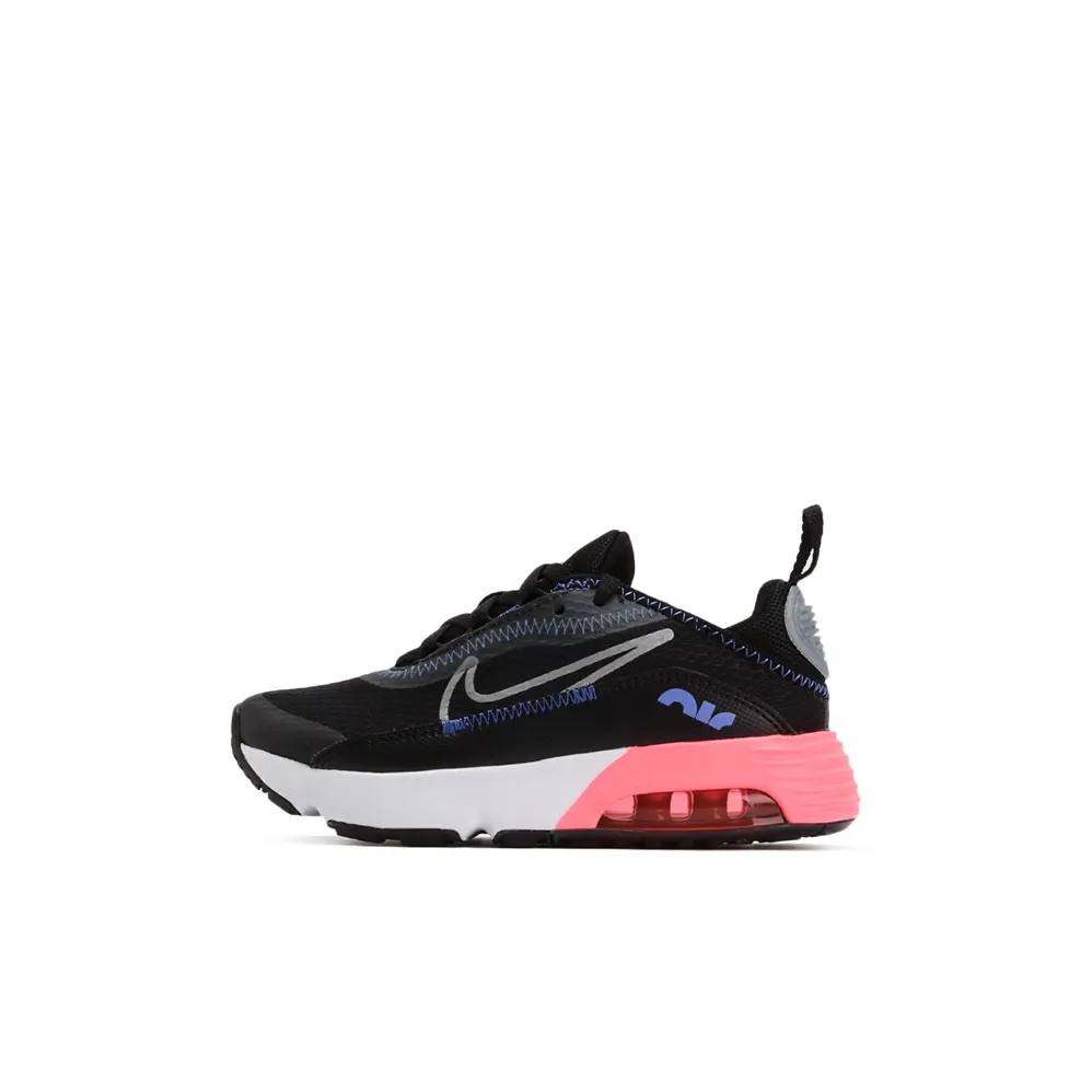 Nike Air Max 2090 Low Top Running Shoes Black Pink Children Aged 3 7 Years Old