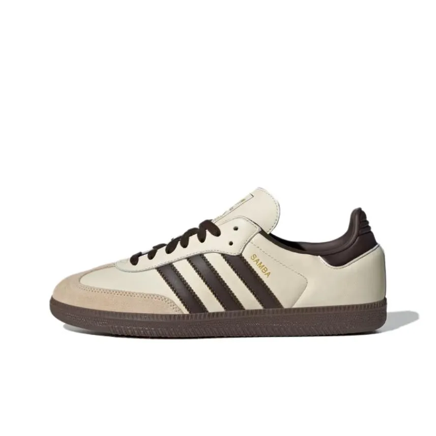 Adidas Samba Og 'Cream White/Dark Brown' Sneakers