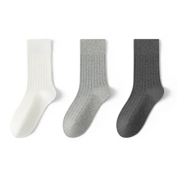 SHIWAJI Mid-Calf Socks Women's 3 Pack