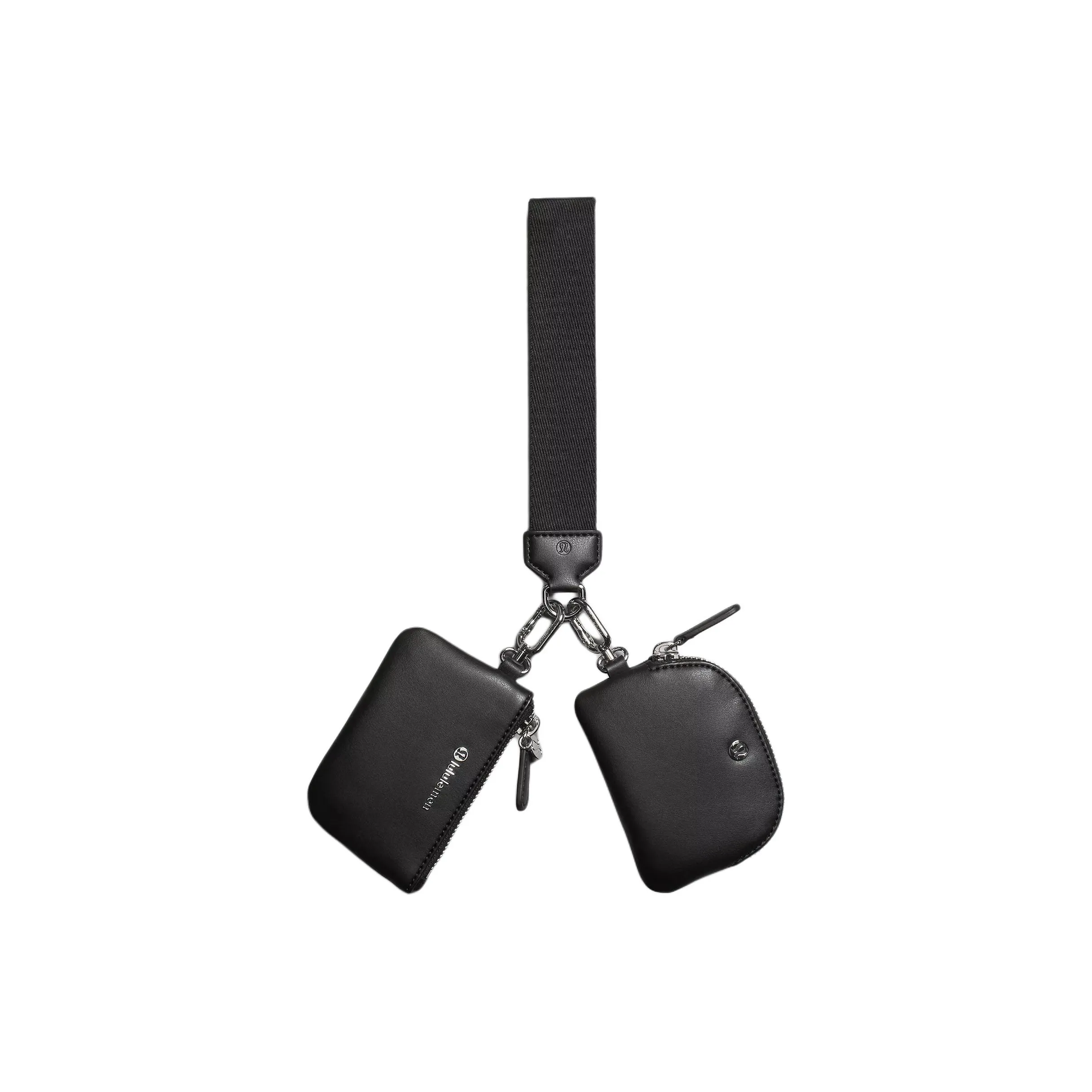 lululemon Переработанный полиэстер Кошелек для монет Унисекс Черный