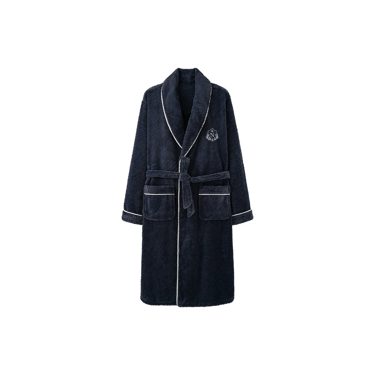 Mulong Family Sleep Robe Men's Blue