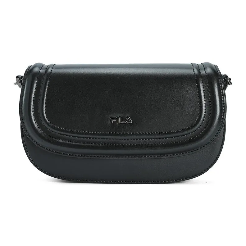 FILA Synthetic Leather Shoulder Bag, Crossbody Bag XS Women's Black