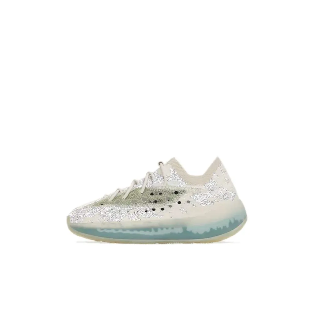 Adidas Originals Yeezy Boost 380 Alien Blue Baby's Breath Спортивная повседневная обувь Белый Синий Дети 3-7 лет