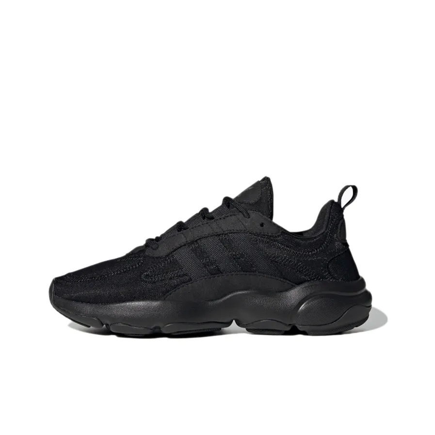 Adidas Originals Haiwee J Slip-Resistant Low Top Casual Black Teenagers Adidas Originals Haiwee J противоскользящий низкий топ кэжуал черный для подростков