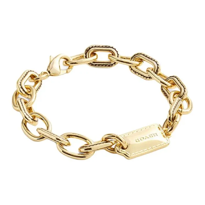 COACH Медные браслеты унисекс золотые