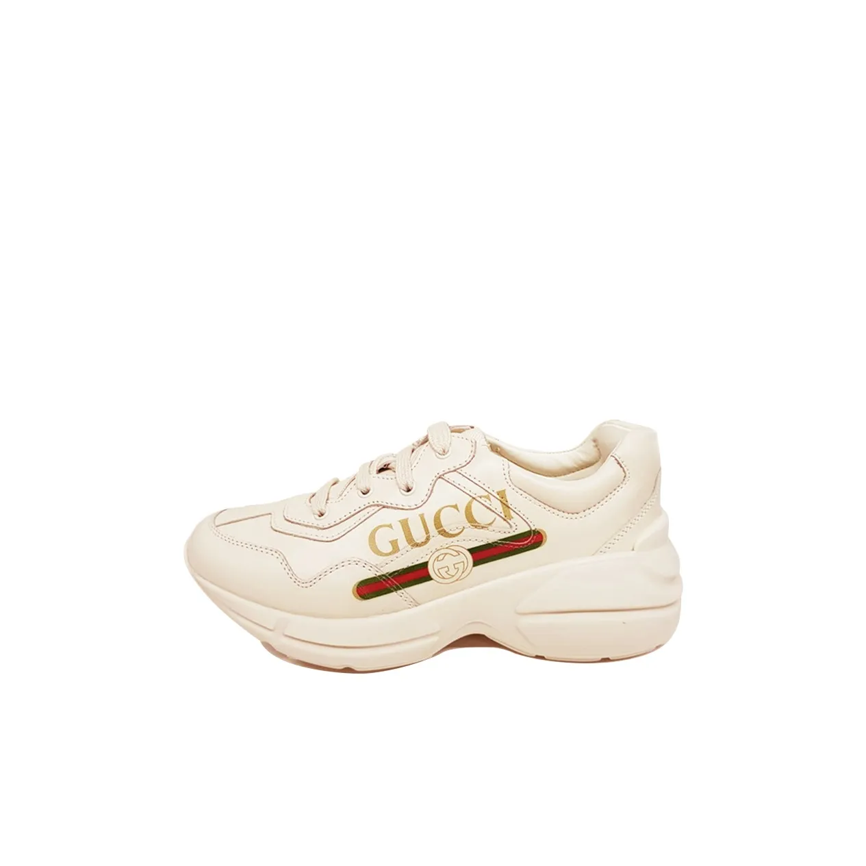 GUCCI Rhyton Толстая подошва Кроссовки Белый Зеленый Дети Возраст 3-7 лет