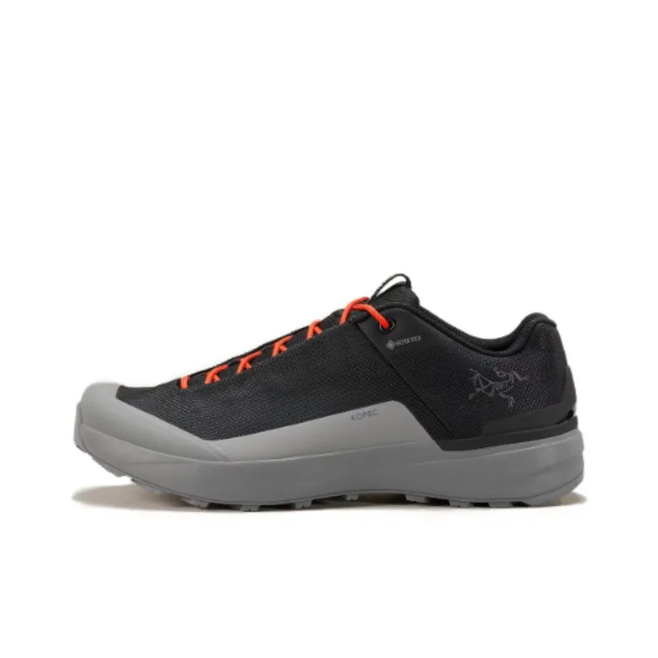 Arcteryx Kopec Waterproof And Breathable Low Top Hiking Shoes Men's Black Gray