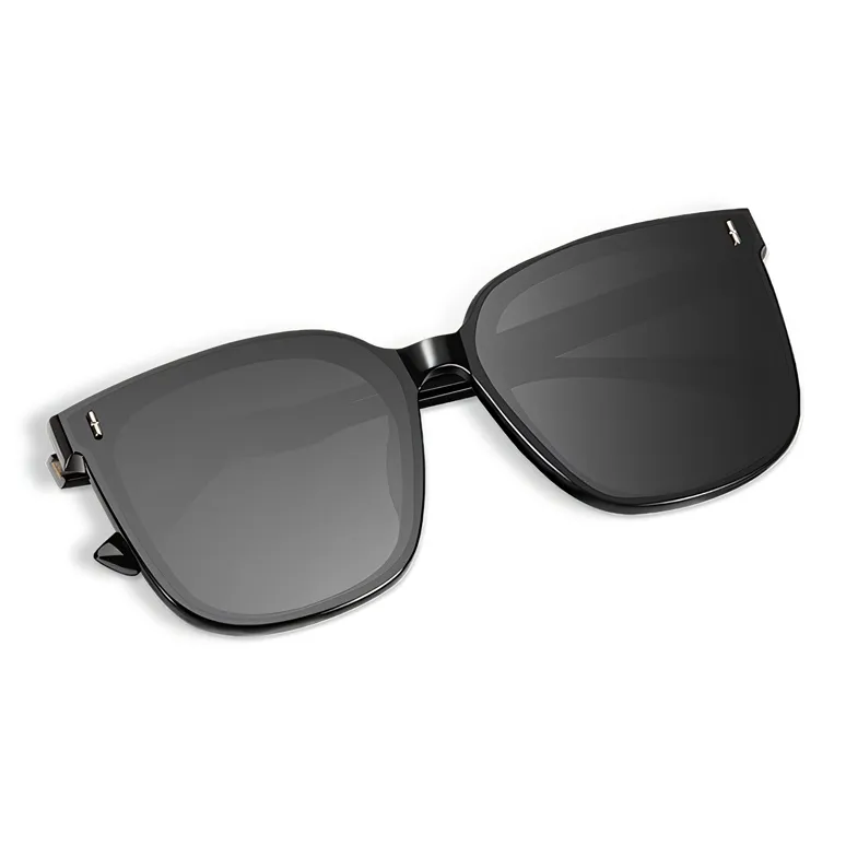 SUPER SUNG Plate And Metal Square Sunglasses Unisex