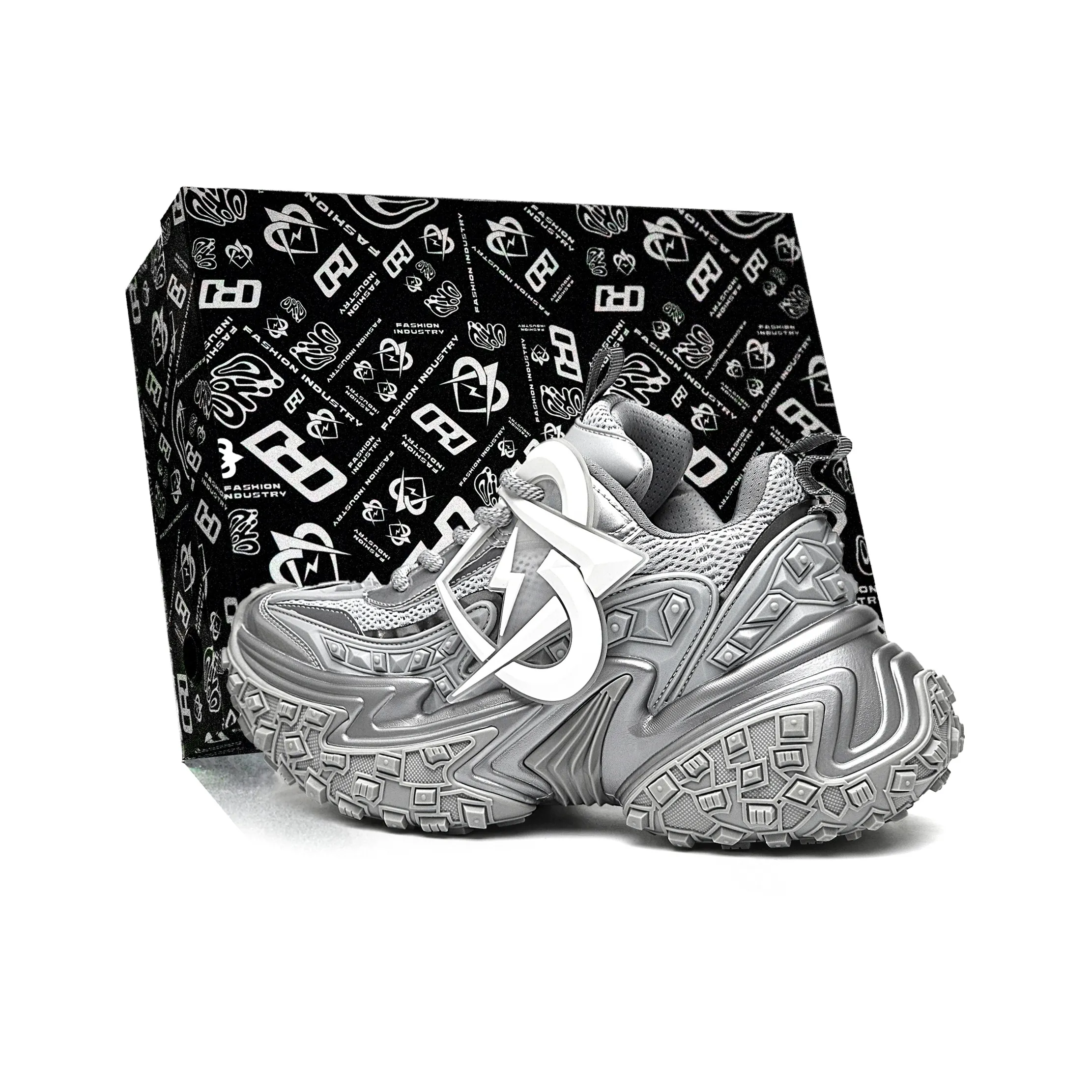 MVA Противоскользящий Устойчивый к истиранию Дышащий Устойчивый к ударам Легкий Низкий Топ Дышащая Подошва Кроссовки Унисекс Серебряный