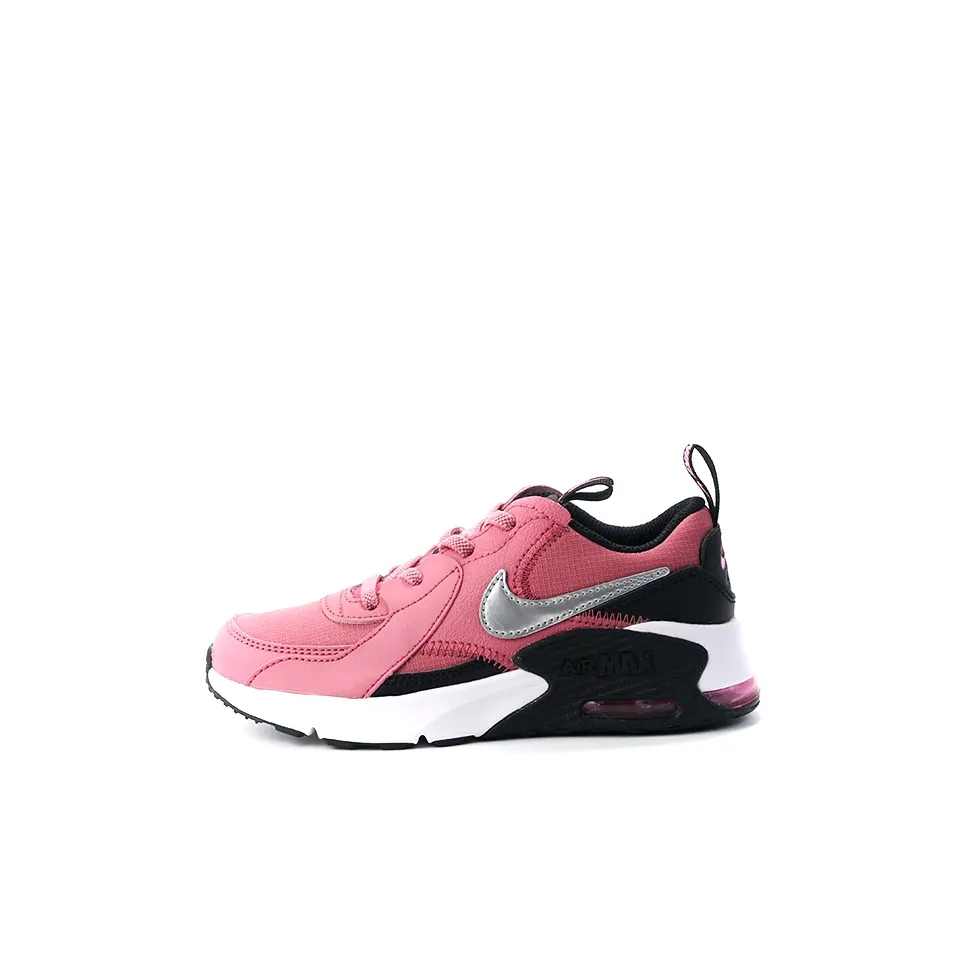 Nike Air Max Excee SE Low Топ Беговые кроссовки Розово-серебристый Черный Для детей 3-7 лет