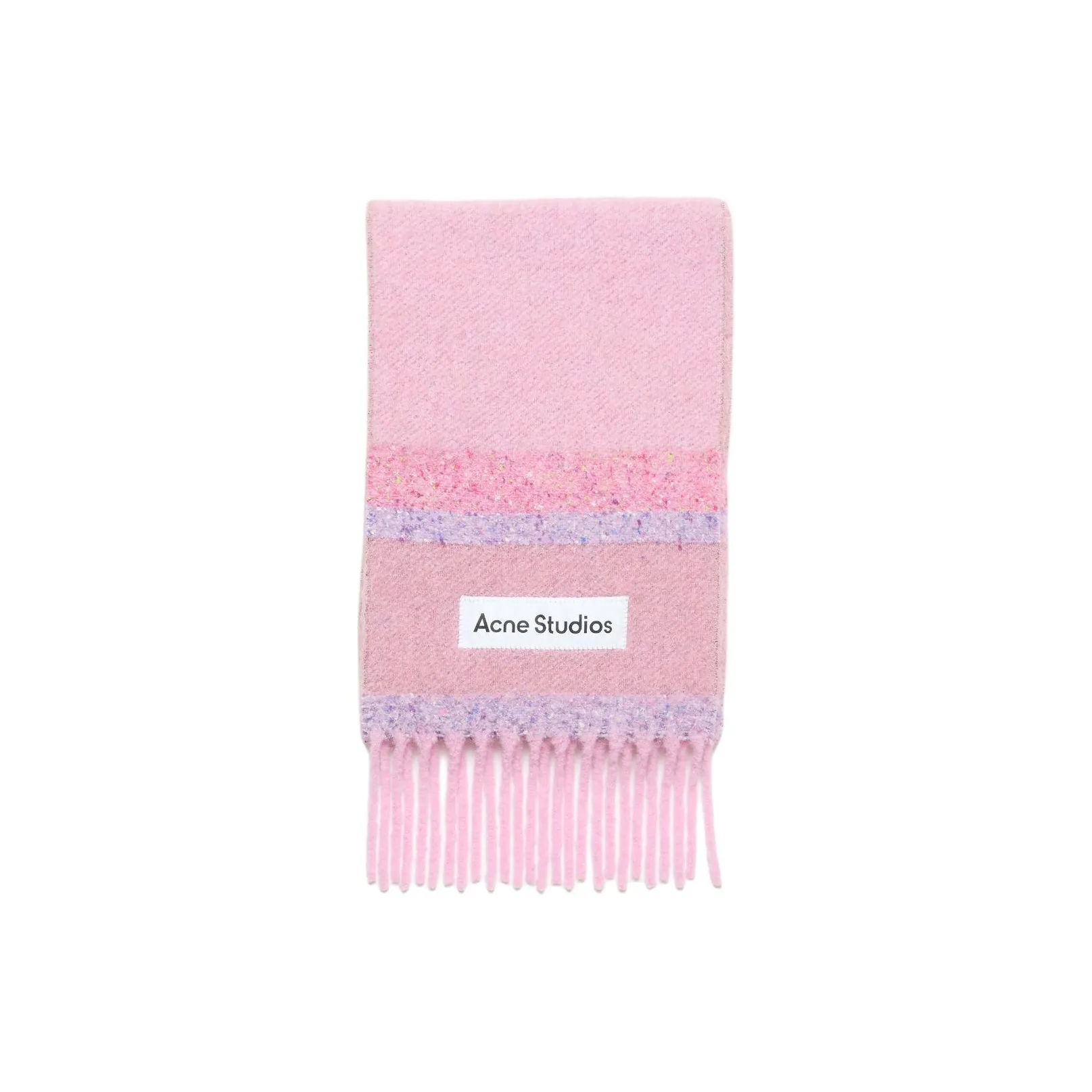 ACNE STUDIOS Шерсть Вязаные Шарфы Женские Розовый