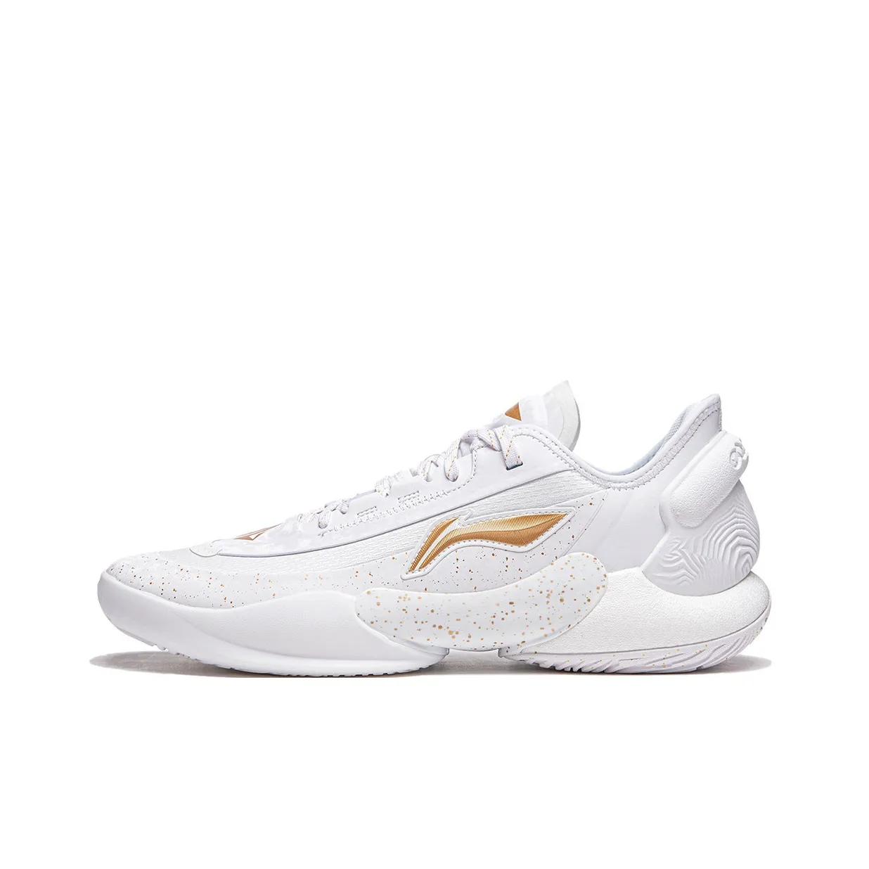 LiNing Yushuai 18 V2 Cushioning Anti Slip And Wear Resistant Lightweight Rebound Low Top Basketball Shoes Men's White