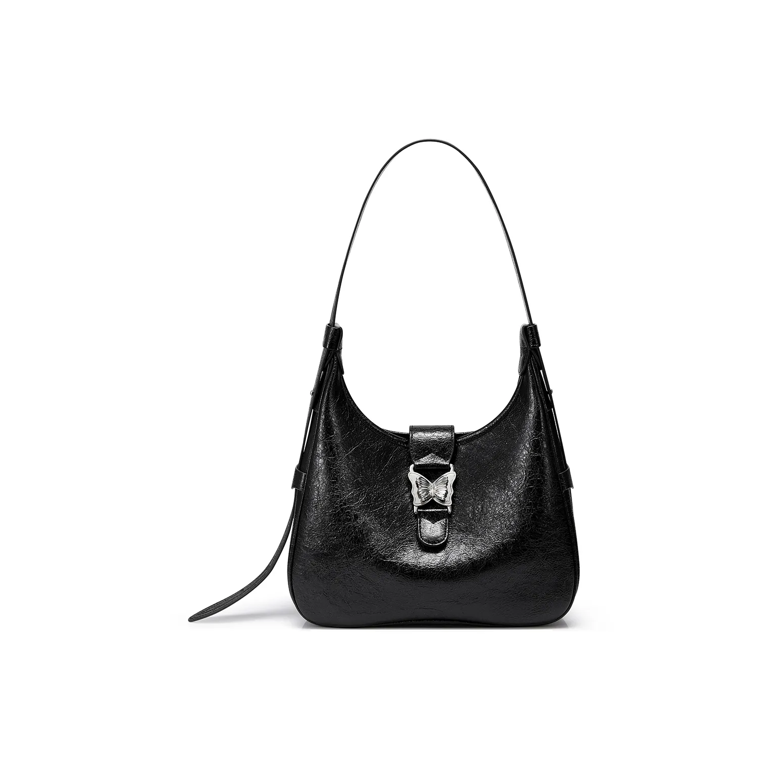 JUST STAR Синтетическая кожа Подмышечная сумка через плечо Женская Белая Черная Абрикосовая