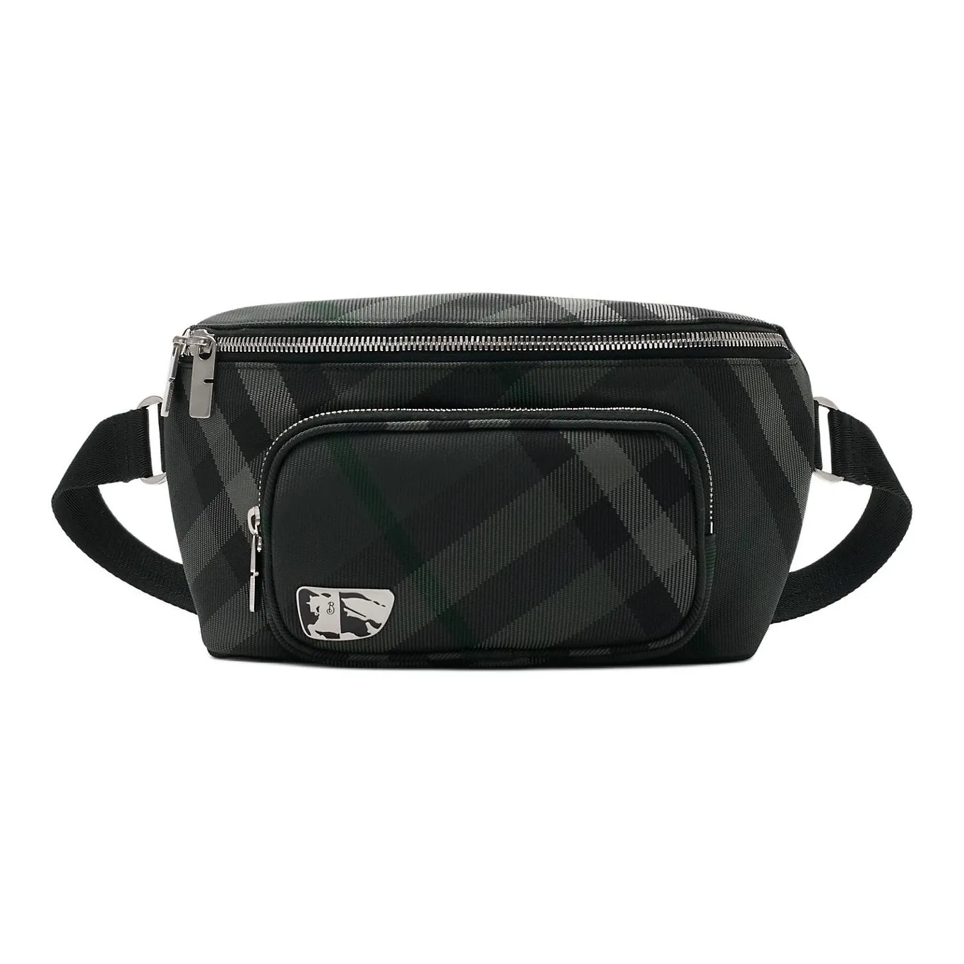 Burberry Nylon Shoulder Bag, Crossbody Bag, Fanny Pack Men's Charcoal Gray
