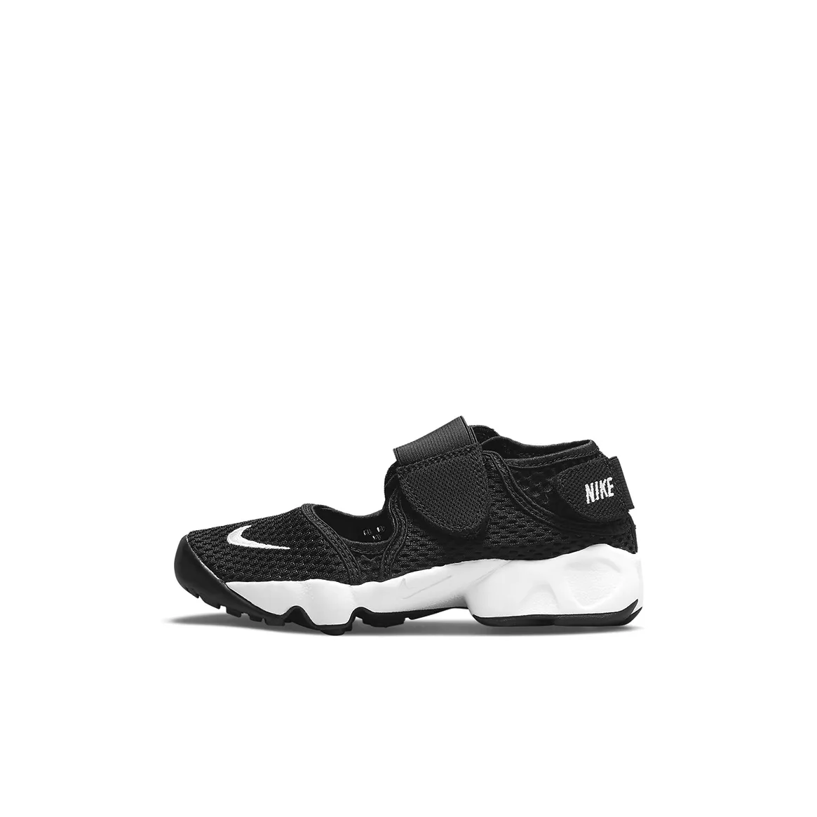 Nike Air Rift Slip-resistant Амортизация Устойчивость к истиранию Дышащий Низкий Топ Детская Беговая Обувь Черный Белый