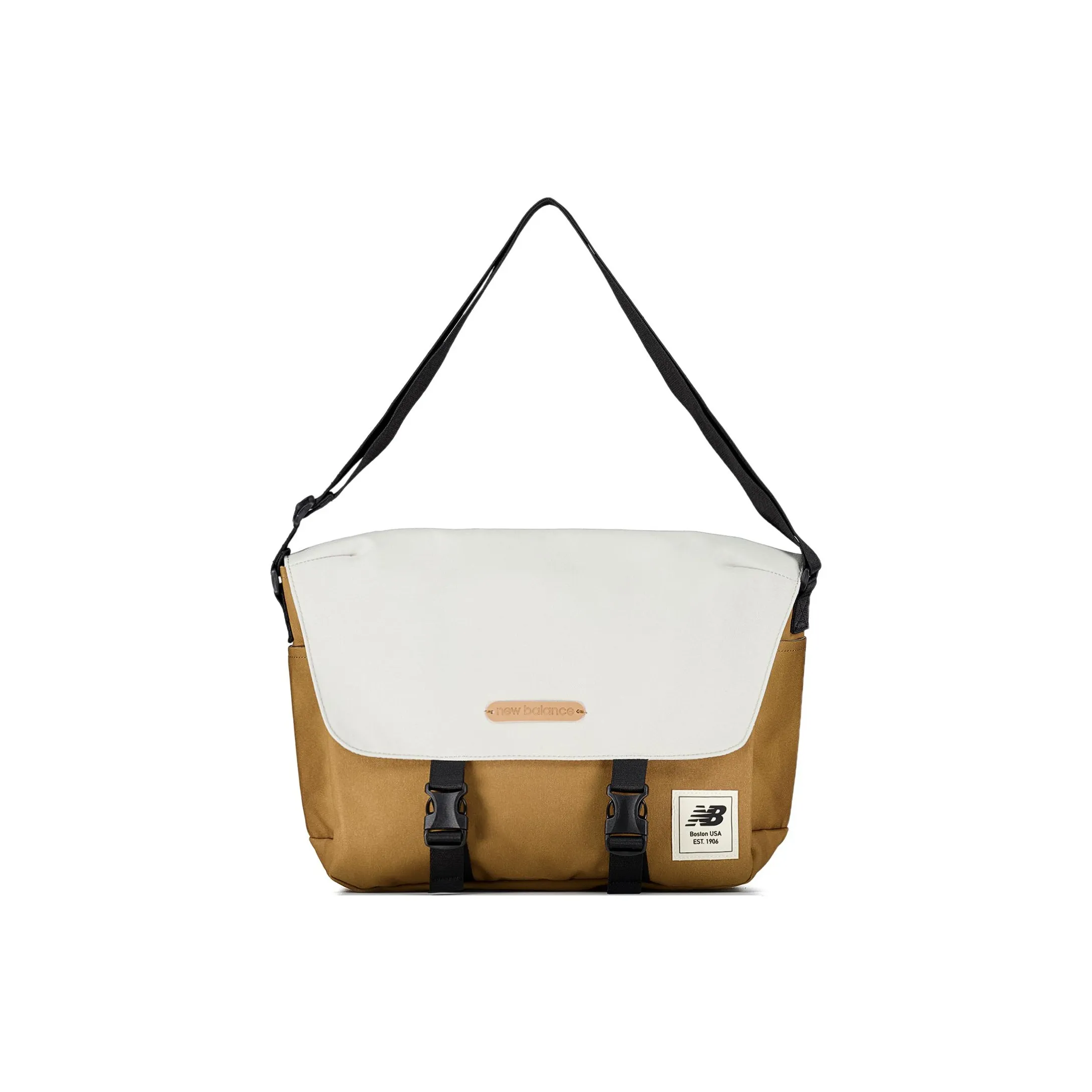 New Balance совместная брендированная тканевая курьерская сумка сумка сумка через плечо сумка через плечо стандартная унисекс серо-бежевая
