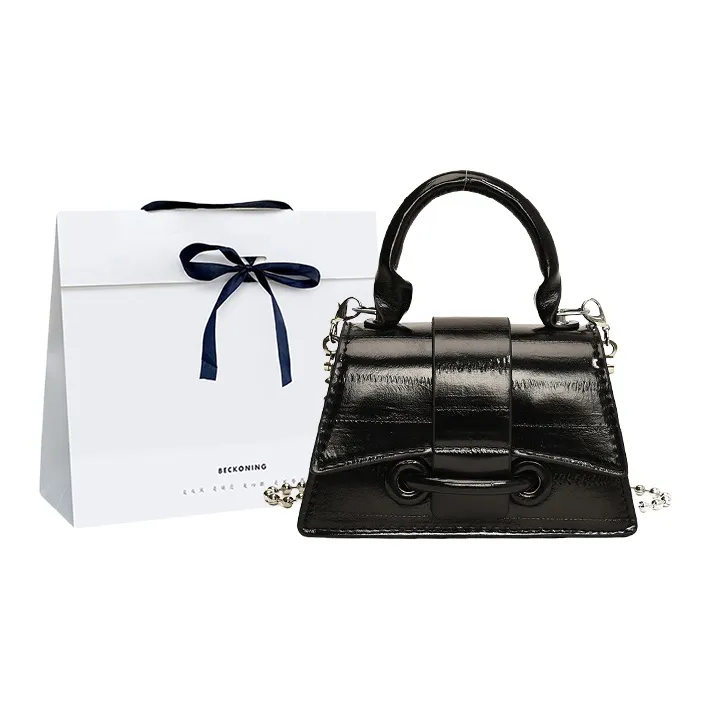 Yakuss ПУ (полиуретан) Сумка с цепочкой Сумка на одно плечо Женская серебряная