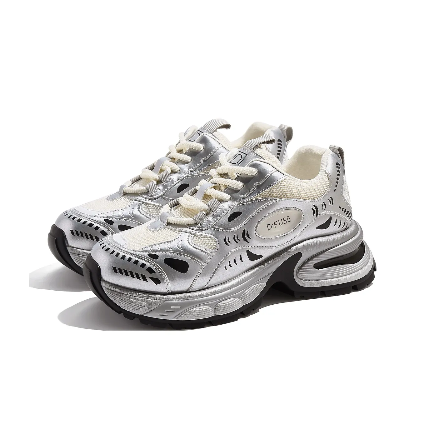 D Fuse SCANDINAVIA Амортизаторы Slip-resistant Abrasion-resistant Низкий топ Толстая подошва Кроссовки Женские