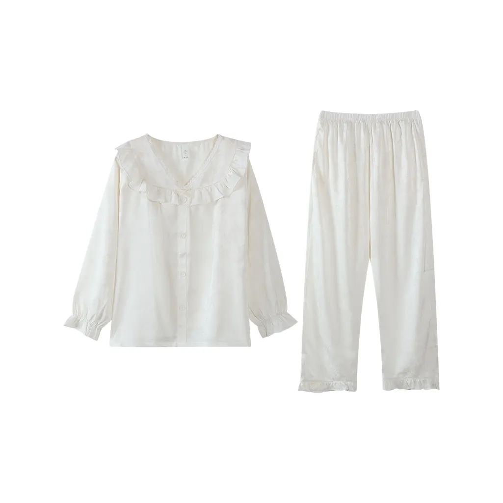 X QINGE Пижамный комплект Женский Белый