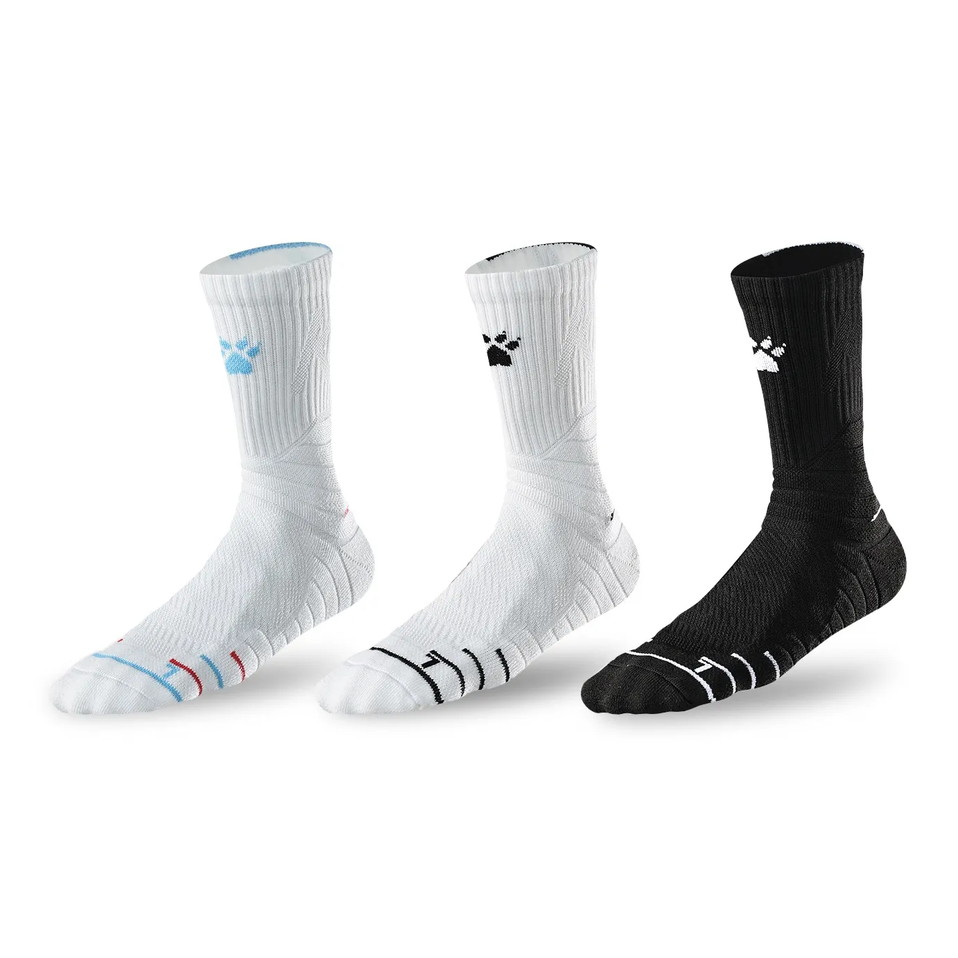 KELME Basketball Socks Unisex 3 Pack