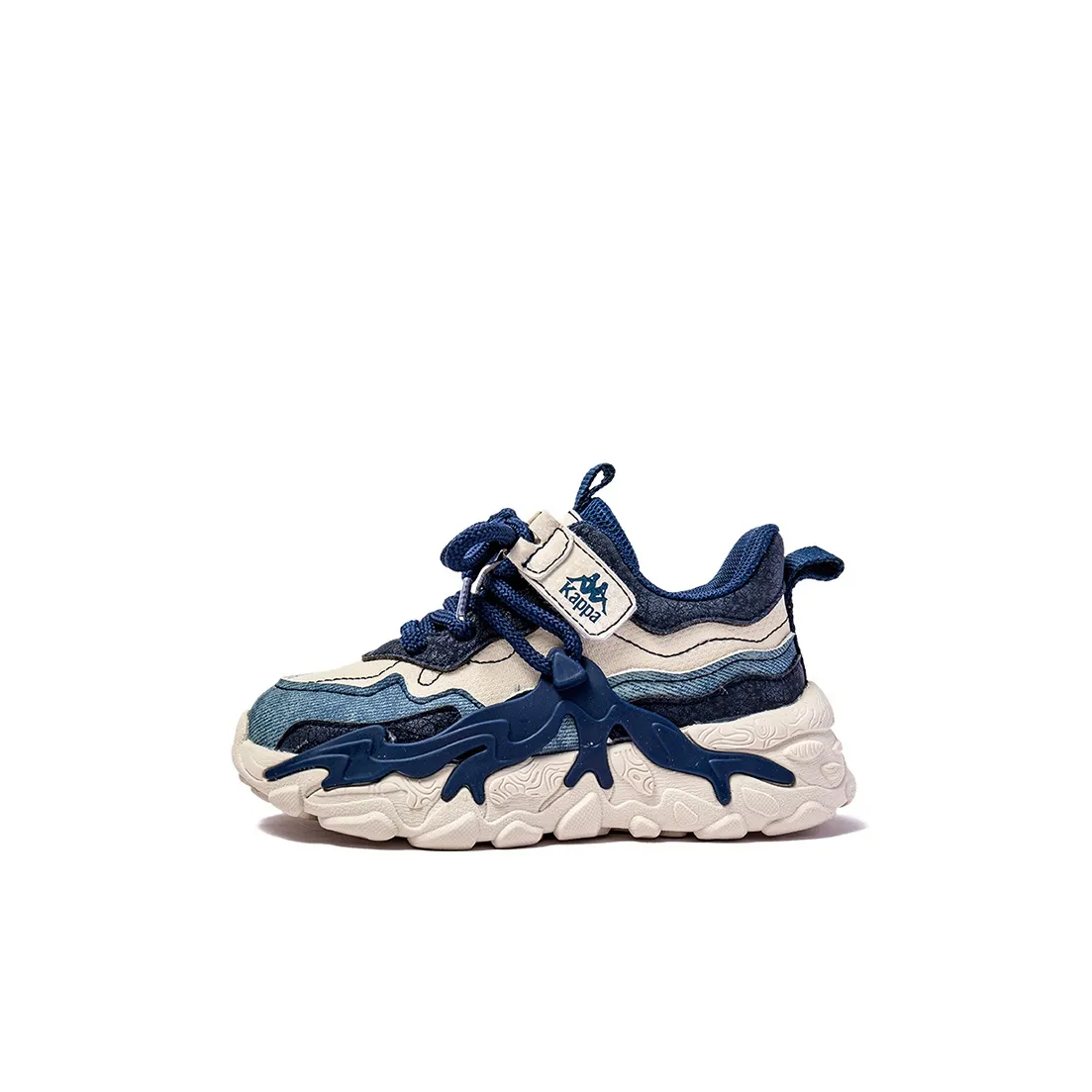 Kappa Anti-Slip And Wear-Resistant Breathable Sports Casual Shoes Navy Kids'